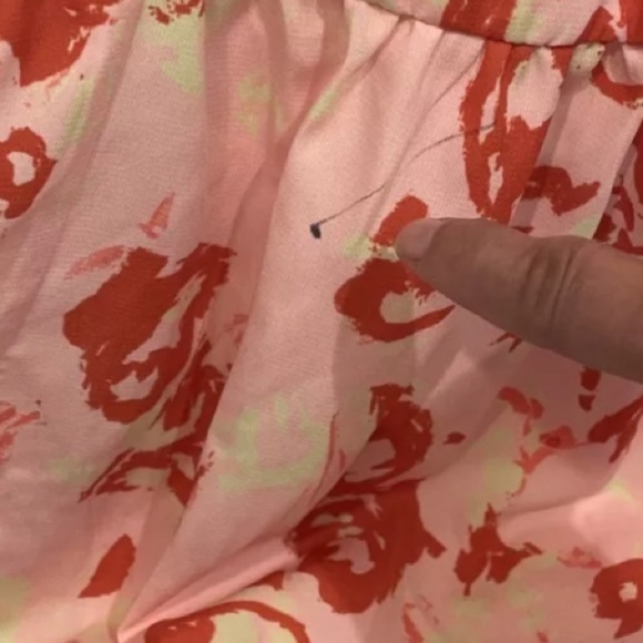 Chelsea28 women dress knee length tiered sleeveless pink lined size s round neck - Picture 5 of 14